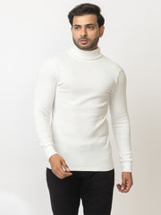 Men’s High-Neck Slim Fit Full Sleeve Sweatshirt
