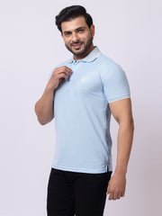 Mens Solid Collar Tshirt 2786