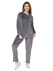 Women’s Relaxed Fit Night Suit with Zipper