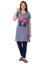 Women Summer Night Suit WN101 Dark Sky