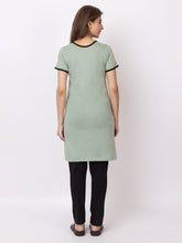 Women Summer Night Suit WN101 Light Green