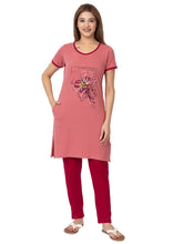 Women Summer Night Suit WN101 Peach