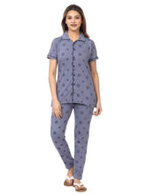 Women Summer Night Suit WN110 Dark Sky