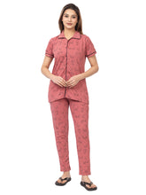 Women Summer Night Suit WN110 Peach