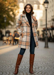 Women Cream Mustard Blazer