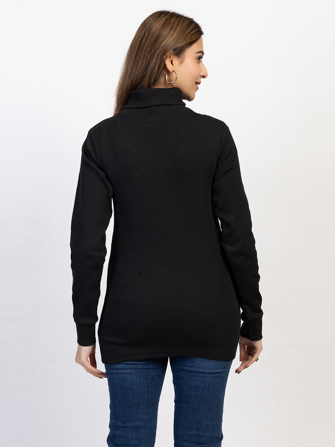High-Neck Full Sleeve Sweatshirt