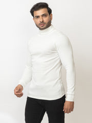 Men’s High-Neck Slim Fit Full Sleeve Sweatshirt