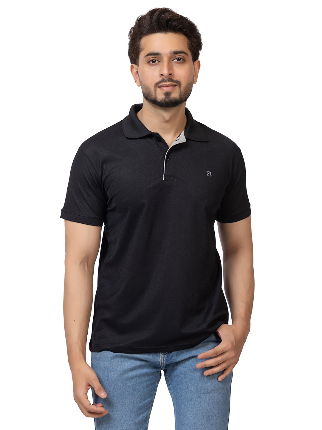 Mens Solid Collar Tshirt 2741