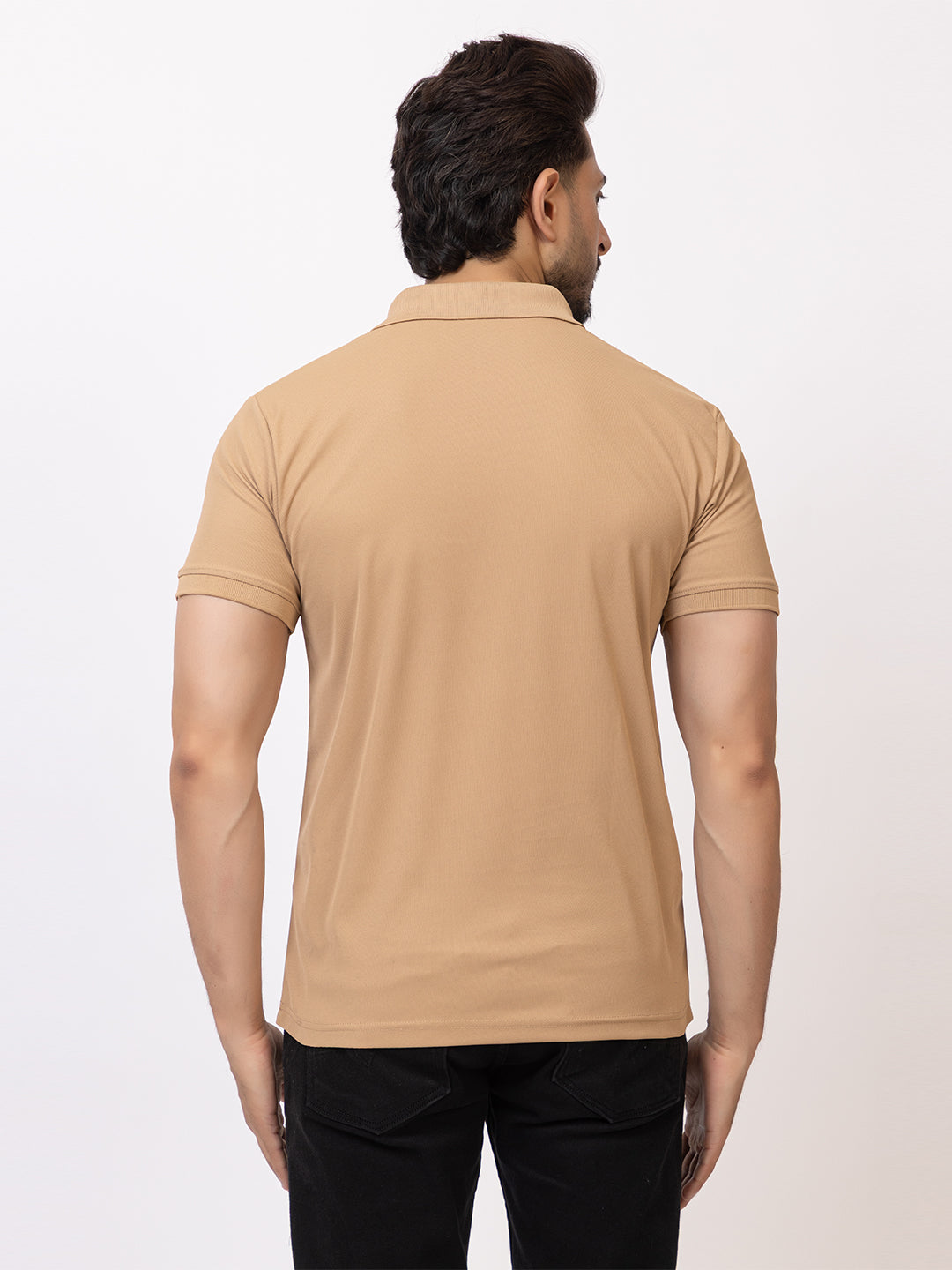 Mens Solid Collar Tshirt 2741