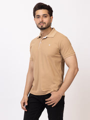 Mens Solid Collar Tshirt 2741