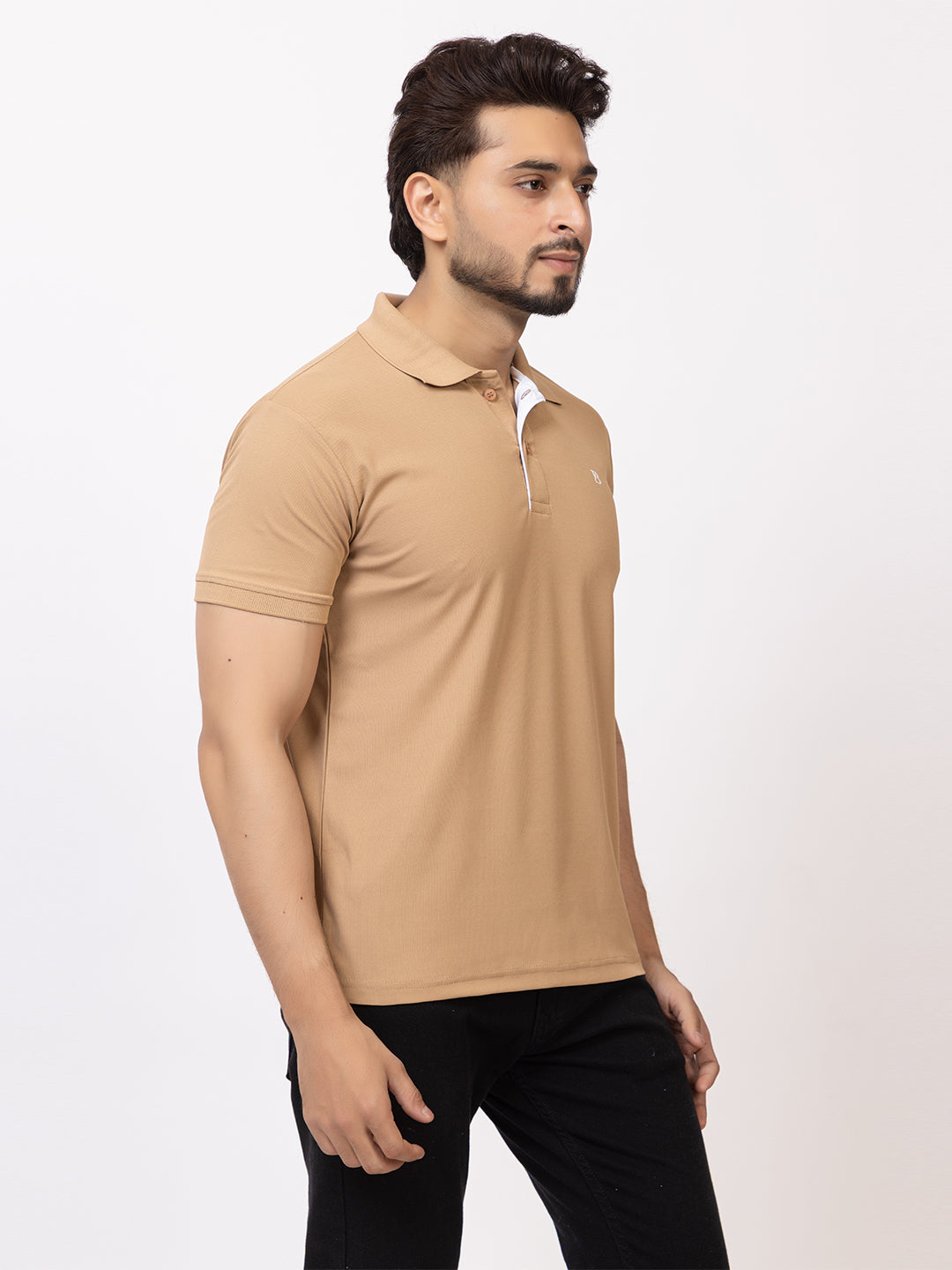 Mens Solid Collar Tshirt 2741