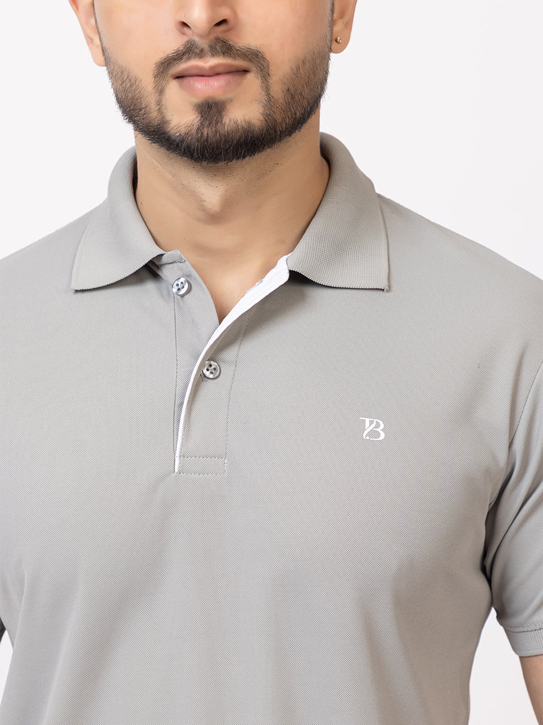 Mens Solid Collar Tshirt 2741