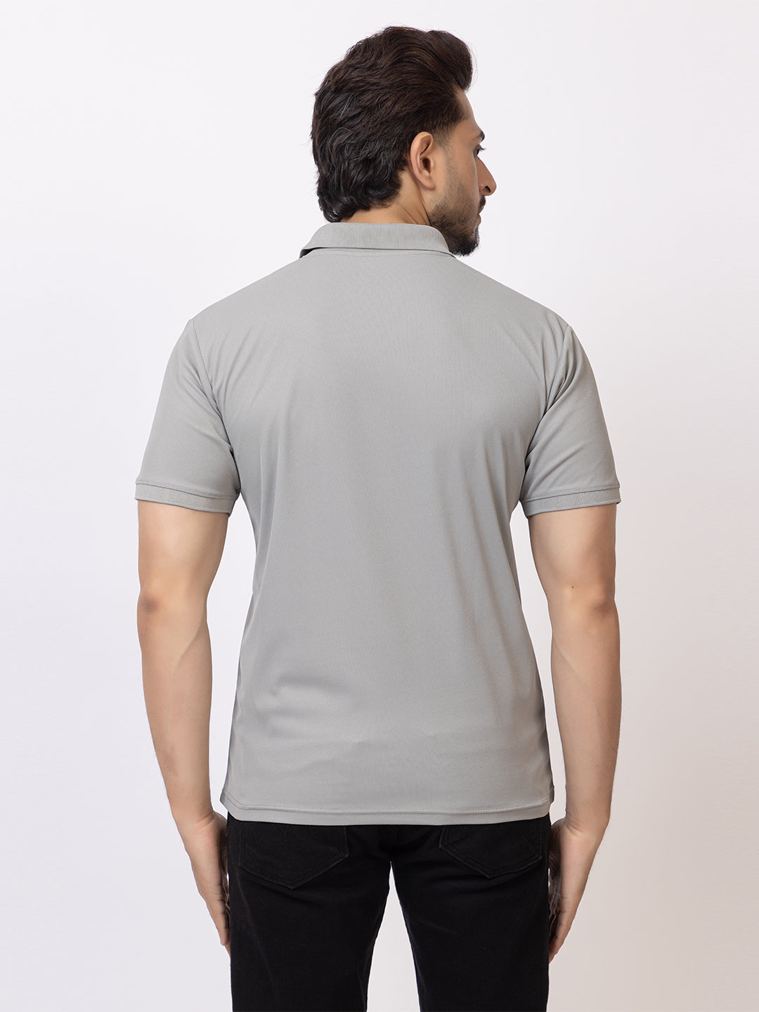 Mens Solid Collar Tshirt 2741