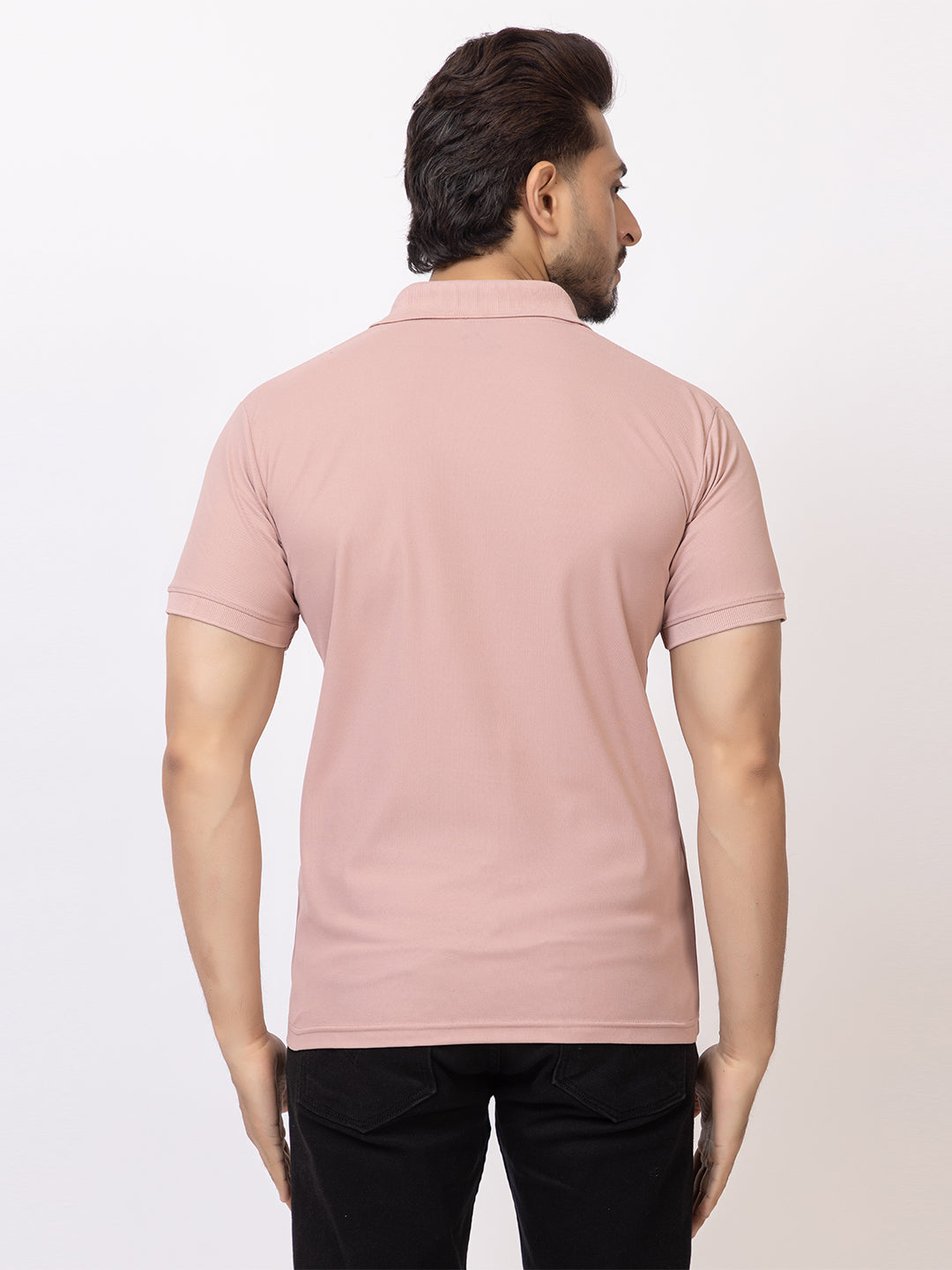 Mens Solid Collar Tshirt 2741