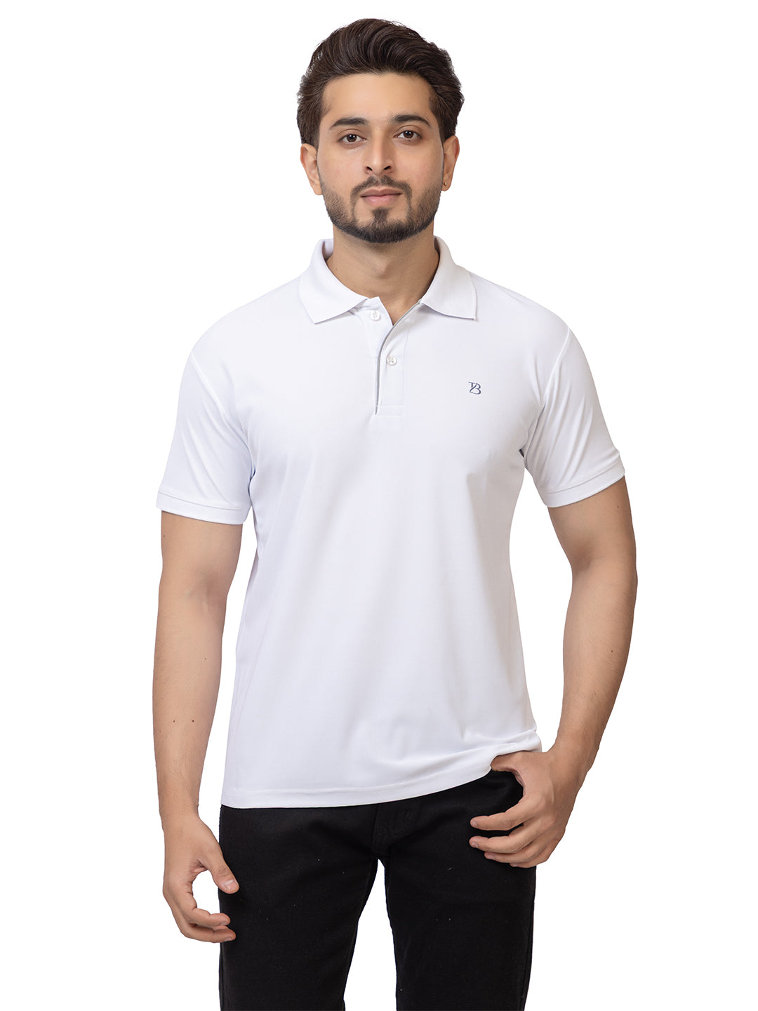 Mens Solid Collar Tshirt 2741