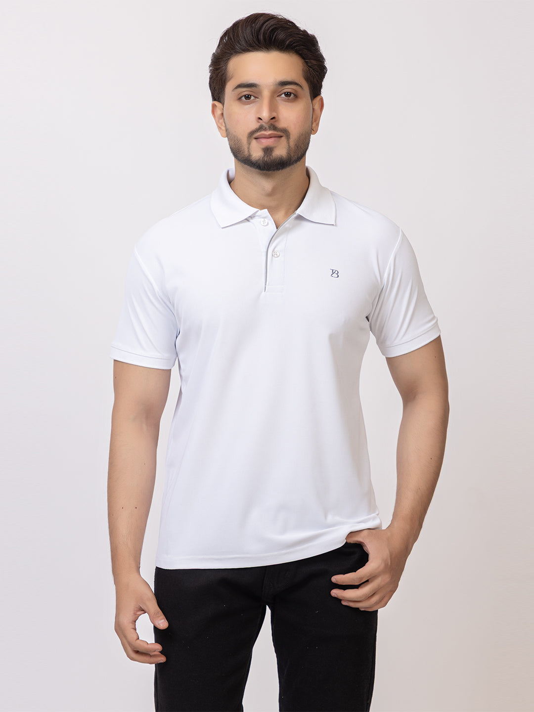 Mens Solid Collar Tshirt 2741