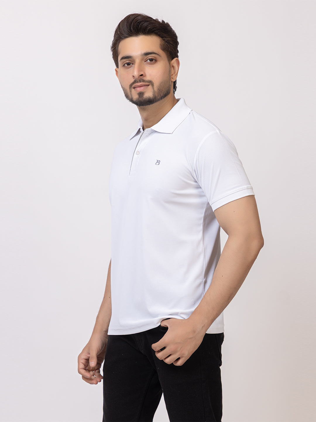 Mens Solid Collar Tshirt 2741