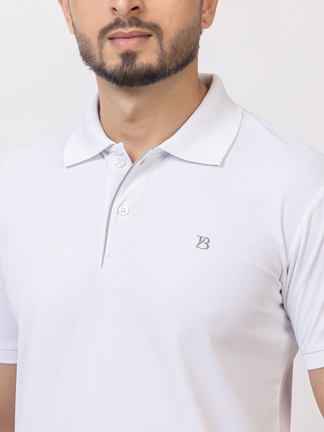 Mens Solid Collar Tshirt 2741