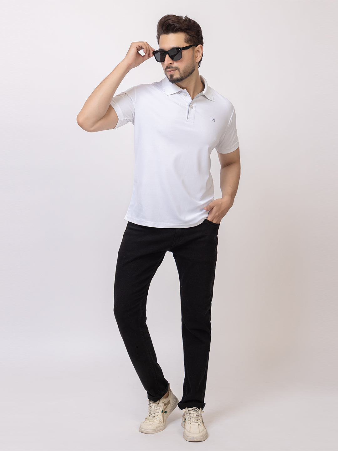 Mens Solid Collar Tshirt 2741