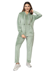 Women’s Comfortable Zip-Up Nightwear Set