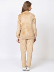 Women’s Relaxed Fit Night Suit with Zipper