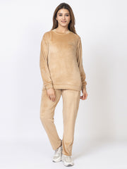 Women’s Relaxed Fit Night Suit with Zipper