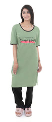Women Summer Night Suit WN112 Light Green