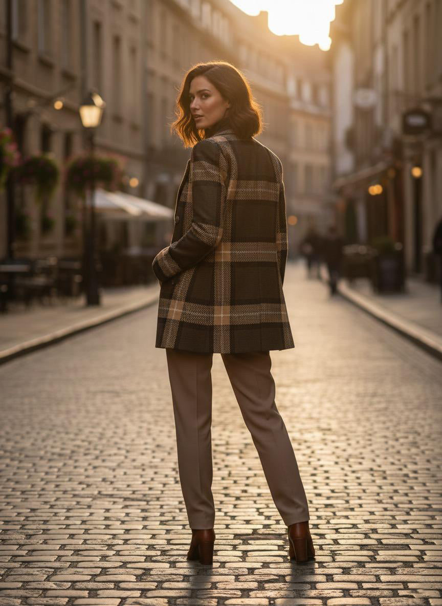 Women Cream Mustard Blazer