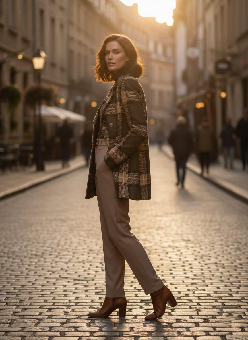 Women Cream Mustard Blazer